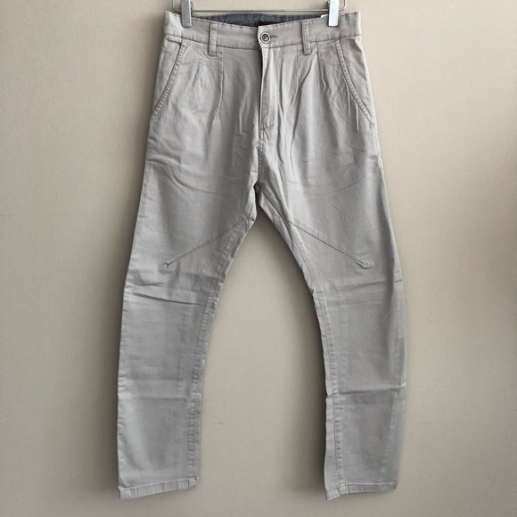 NEW with Tags TREZ Chino Trousers Stretch Garment DyeLanyard - Picture 1 of 8